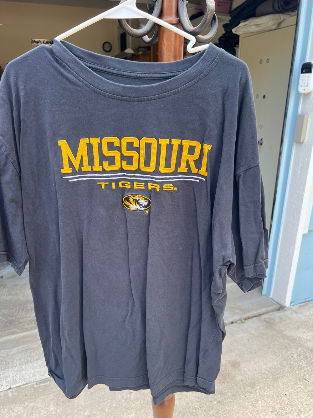 Knights Apparel Black & Gold Missouri Tigers Short Sleeve Tee